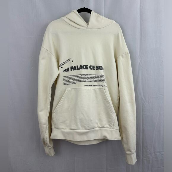 Mr. Saturday Sweatshirt Hoodie in Off White Womens Size Small - Picture 2 of 9